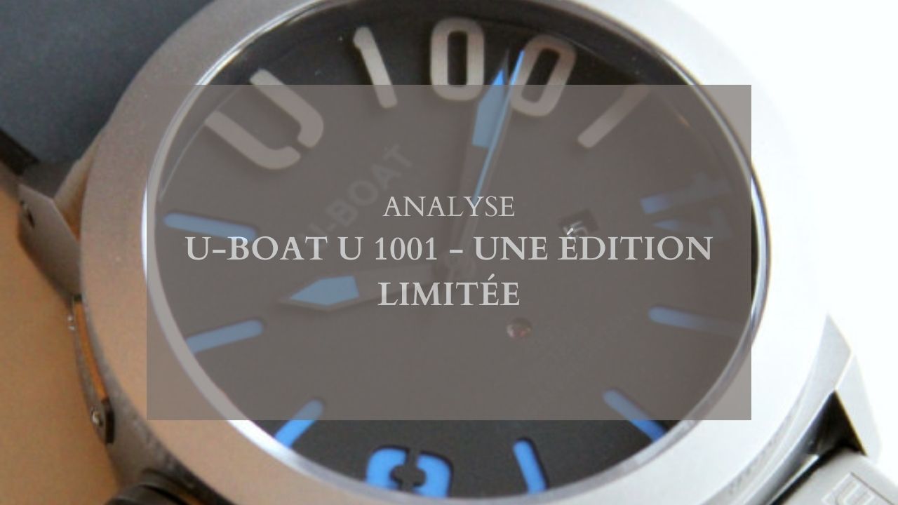 U-Boat U 1001 - Une édition limitée