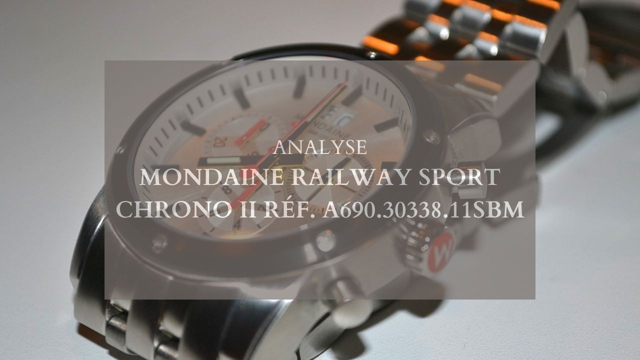 Mondaine Railway Sport Chrono II Réf. A690.30338.11SBM