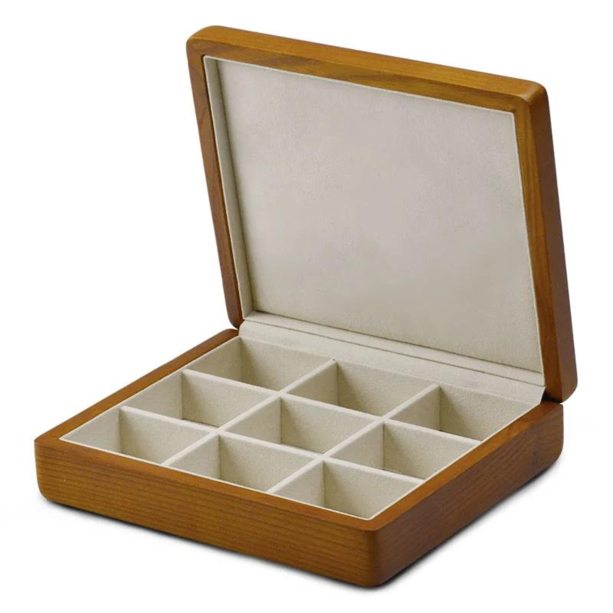 Boîte à bijoux beige en bois - Poséidon