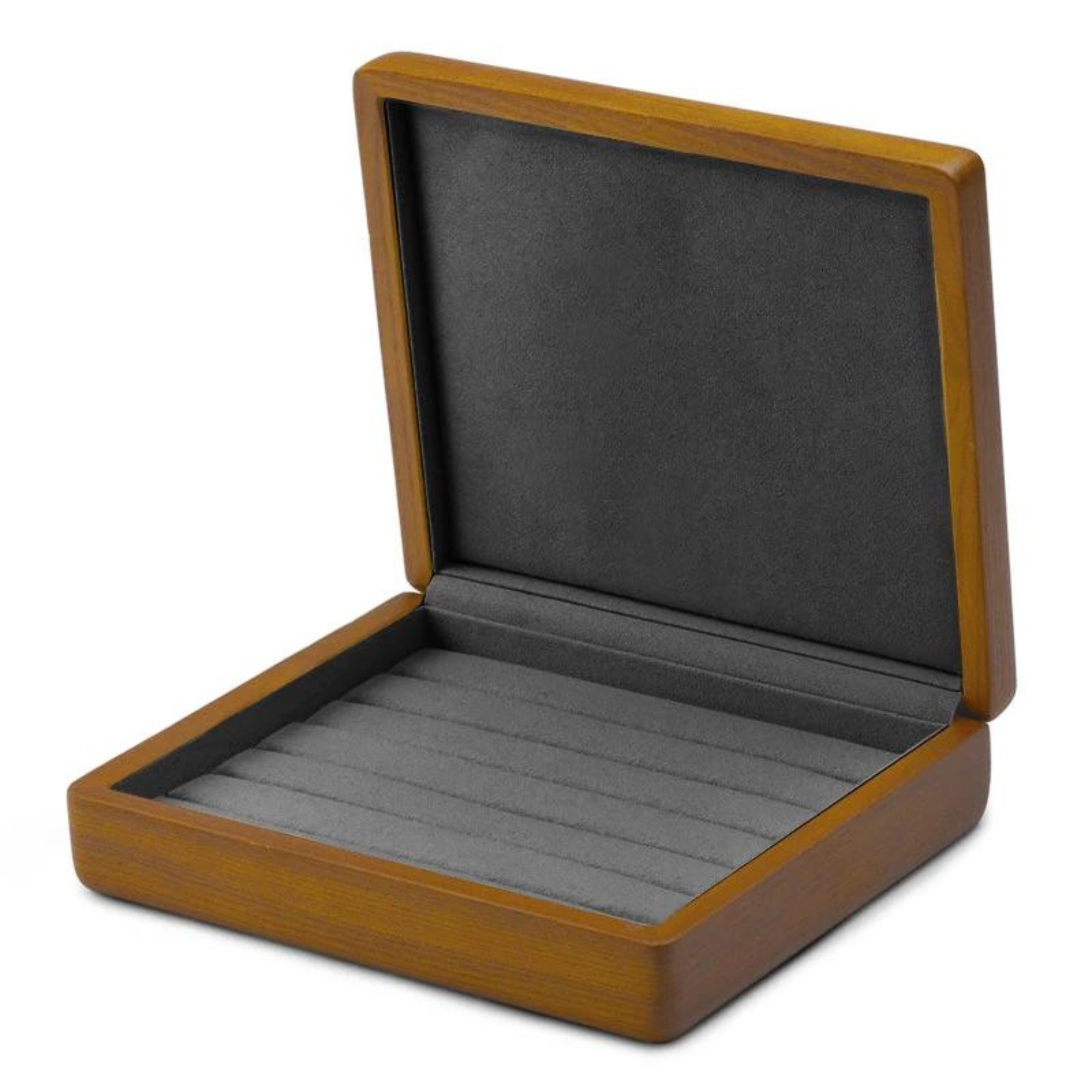 Boîte à bijoux en bois intérieur gris - Héraclès