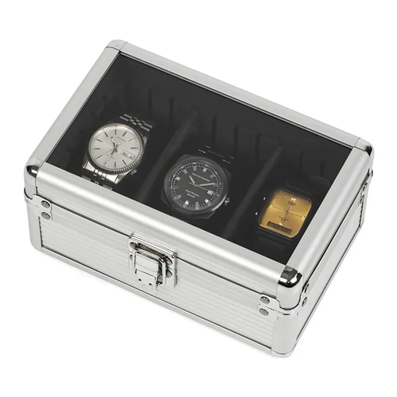 Boîte à montres en aluminium 3 emplacements