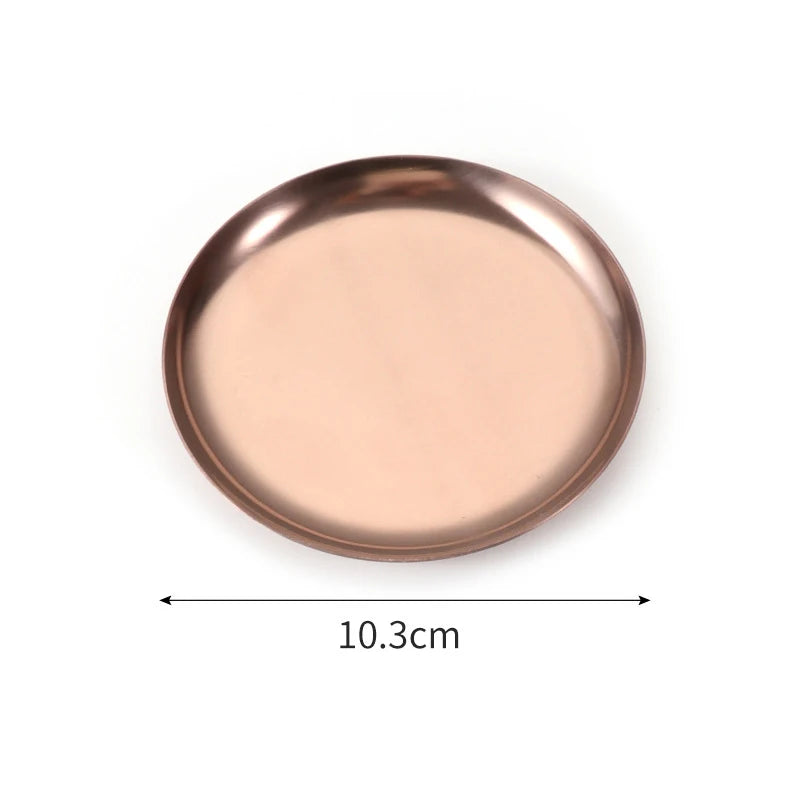 Dimensions de la Coupelle à bijoux ronde rosée