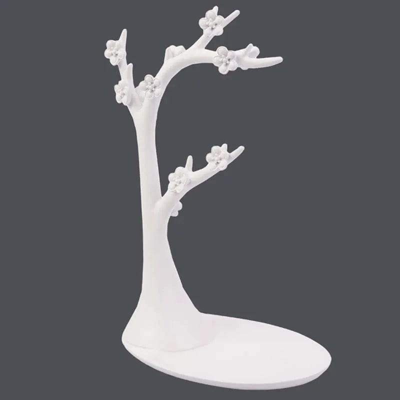 Présentation de l'Arbre à bijoux blanc en silicone