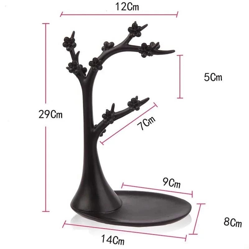 Dimensions de l'arbre à bijoux