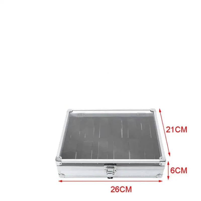 Dimensions Boîte à montres en aluminium 12 emplacements