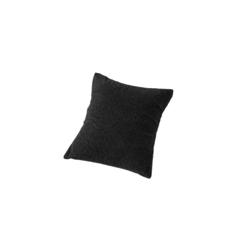 Coussin à bracelet en velours noir