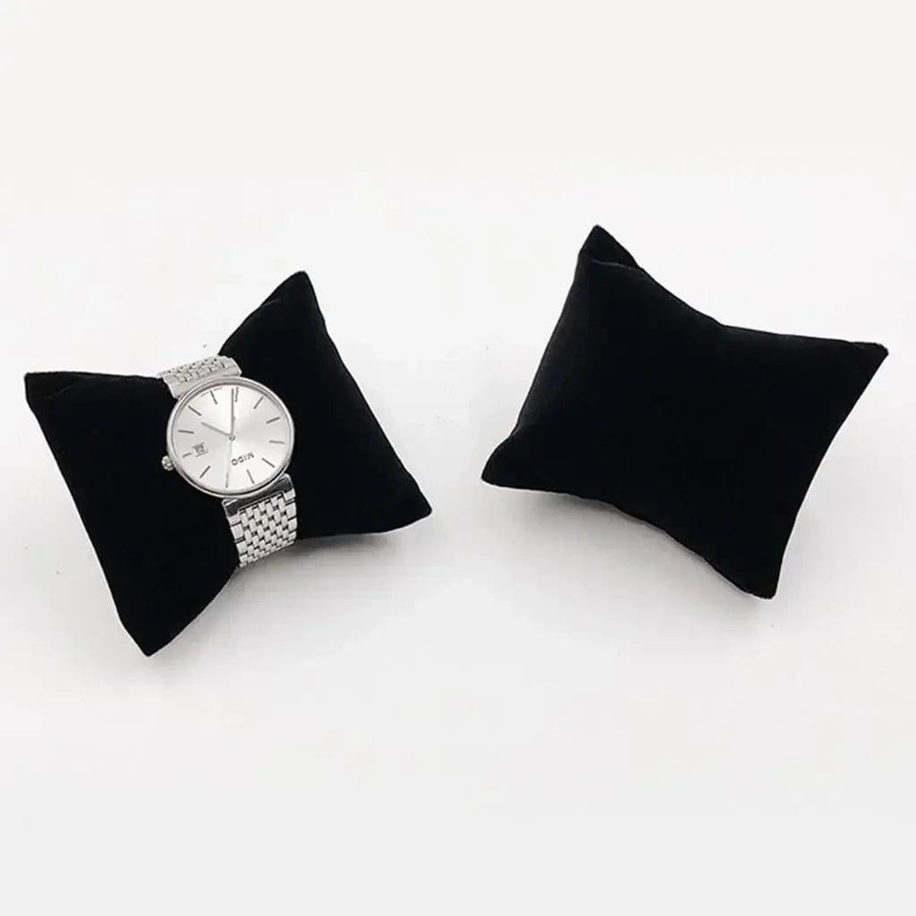 Montre sur Coussin à montre en velours noir