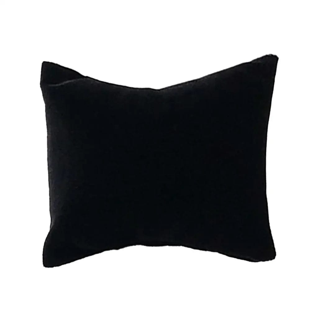 Coussin à montre en velours noir