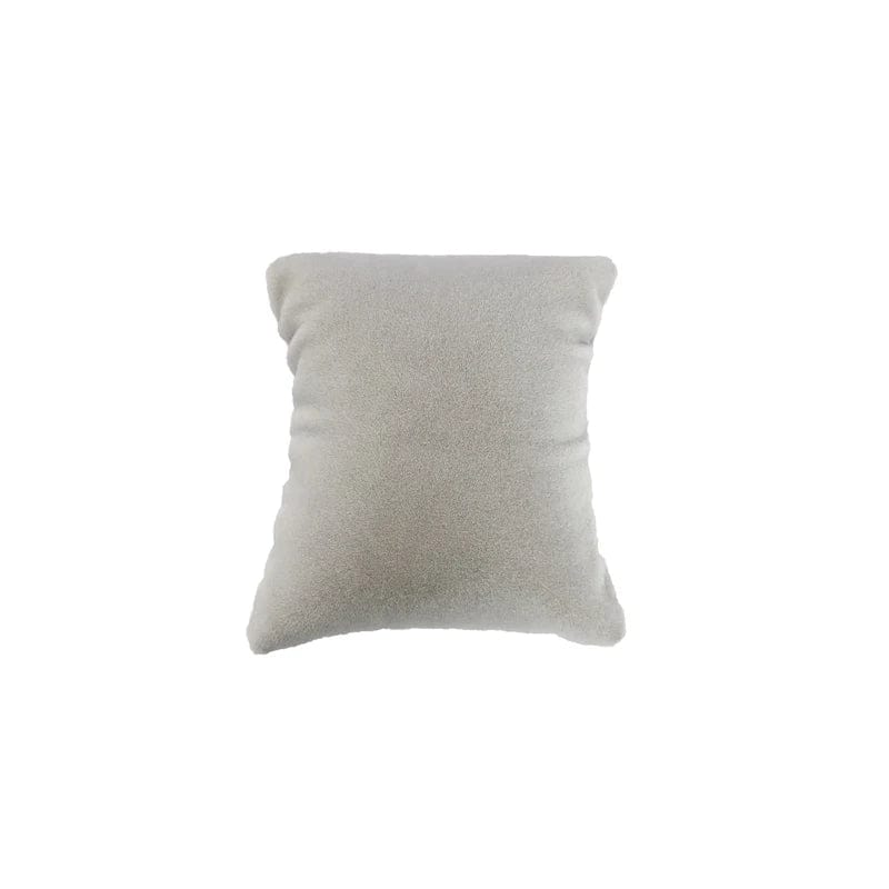 Coussin à montre gris en velours