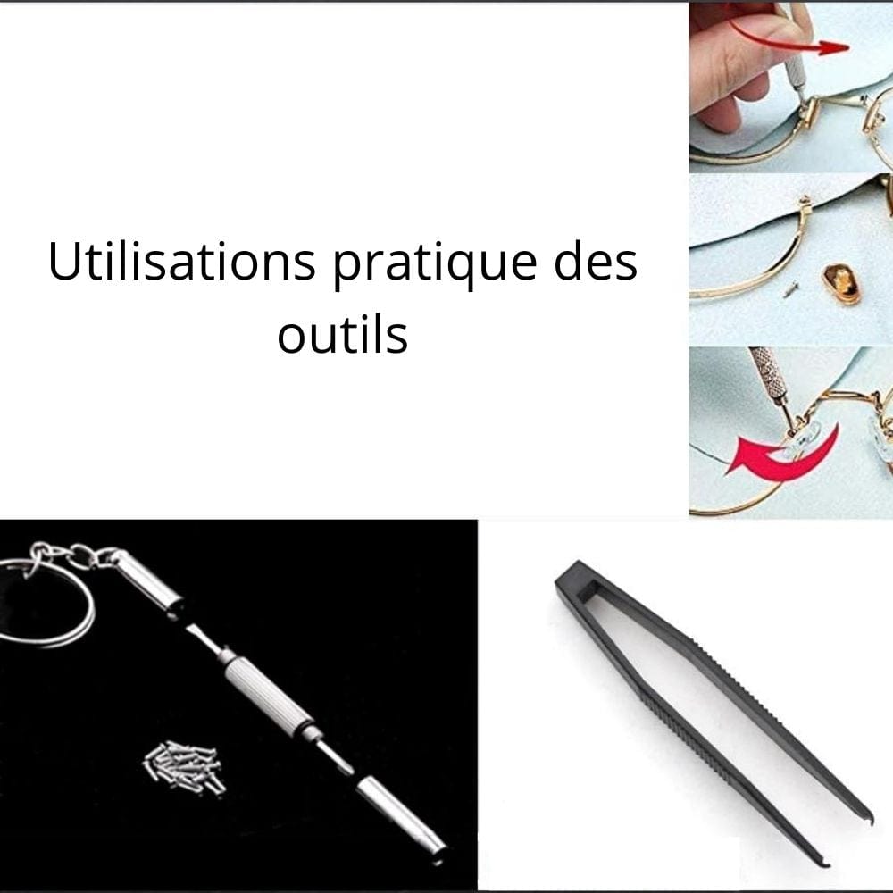 Coussinets de nez pour lunettes outils