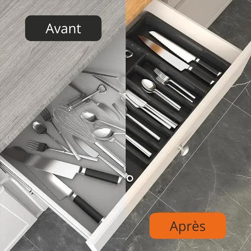 Organisateur de tiroir de cuisine solution