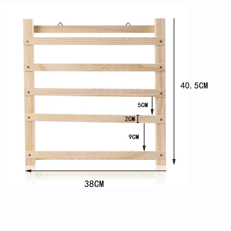 Dimensions Porte-bijoux mural en bois