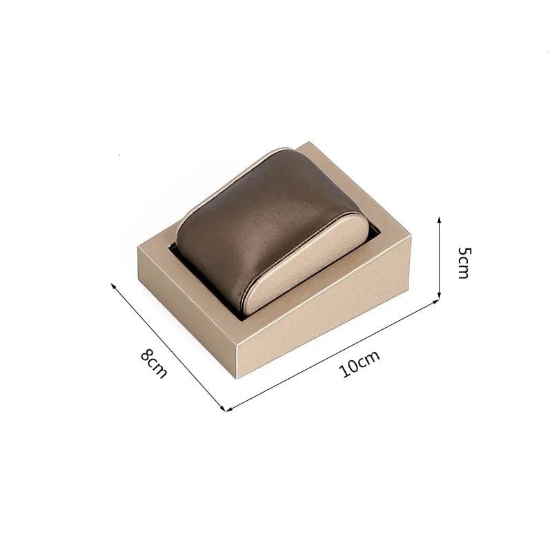 DImensions du Support à montre en cuir coussin marron